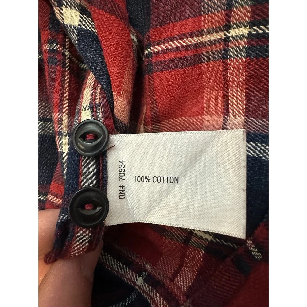 Orvis Men's Soft Flannel Long Sleeve Shirt XL Red‎ Active Fit Chest Pockets